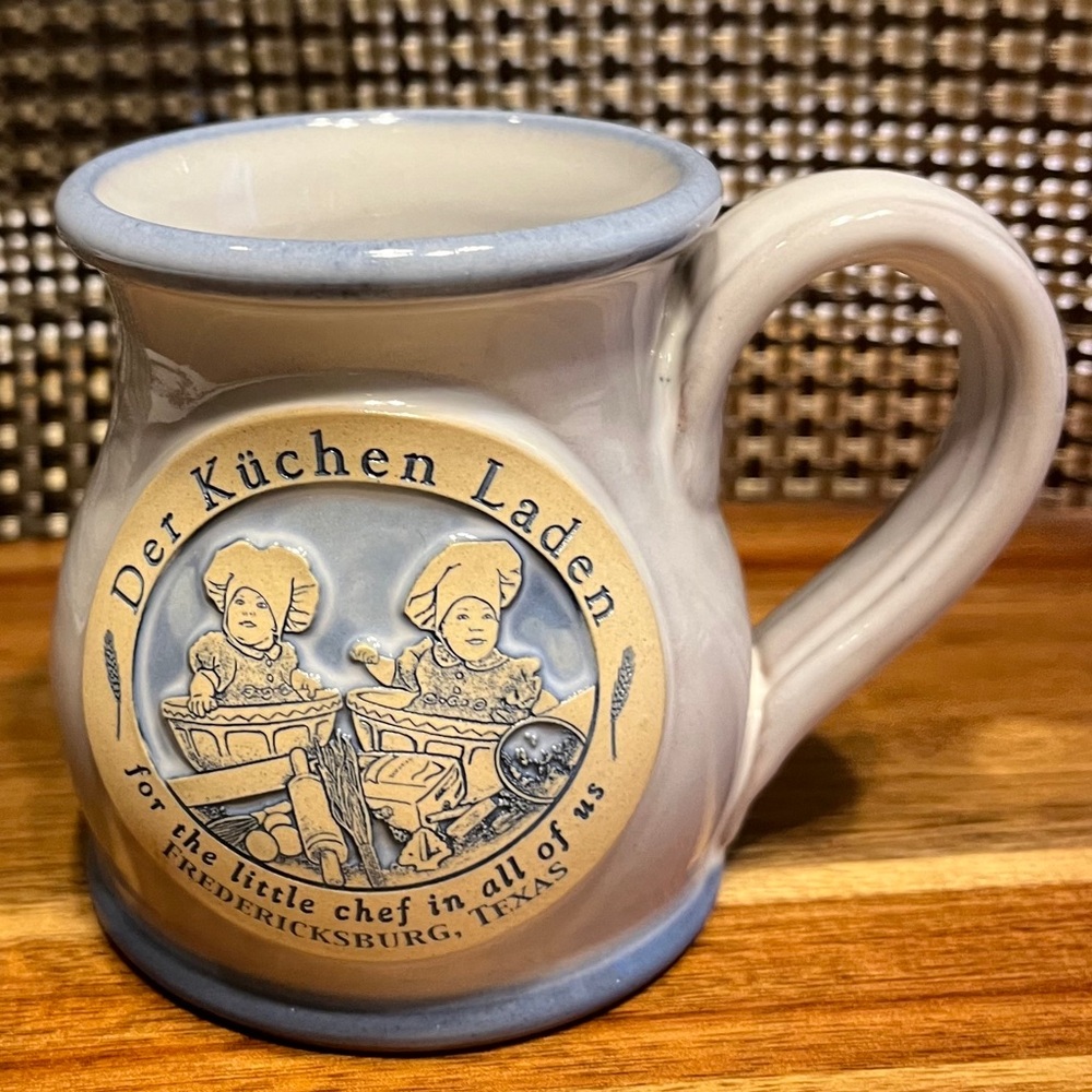 🤑🤑 Deneen Pottery Mug- “See Küchen Laden for the little chef in all of us”